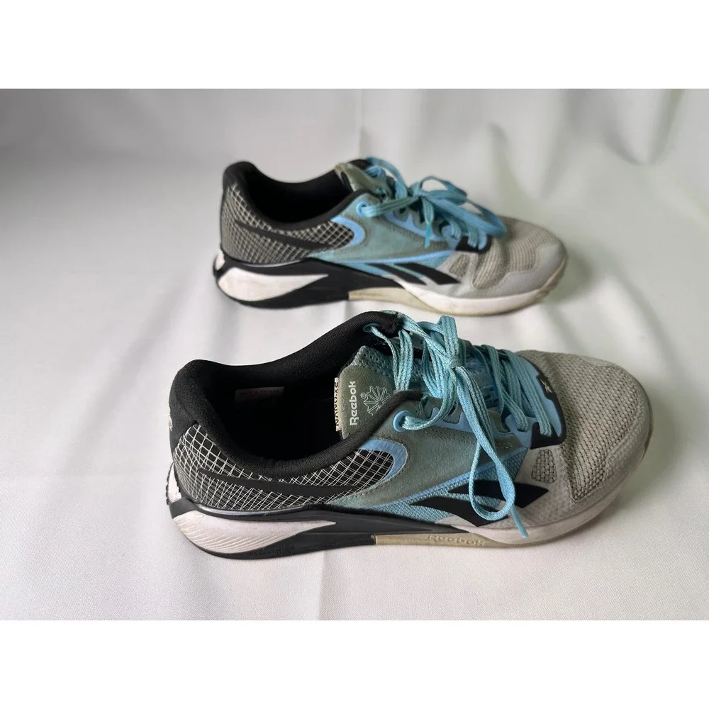 Reebok‎ Floatride Energy Running Shoes Athletic Sneakers Blue Gray US 6.5 Mens